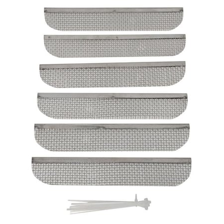 Backseat 1.5 x 8.1 in. RV Bug Screen for RV Fridge Vents; Carded BA654178